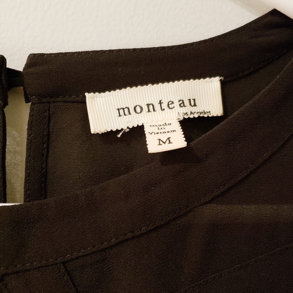 Monteau Black Sleeveless Dress - Picture 4 of 7